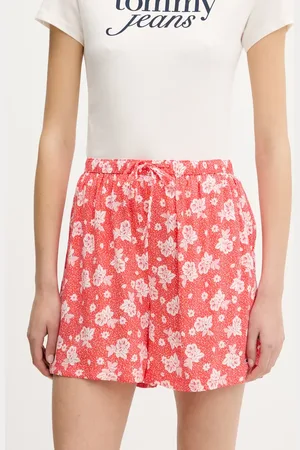 Tommy Hilfiger Kraťasy dámské, barva, high waist, DW0DW20359