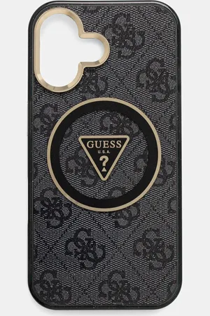 Guess Obal na telefon iPhone 16 barva, GUHMP16SHG4PRTGK