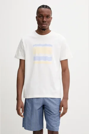 A.P.C. Bavlněné tričko t-shirt malone pánské, barva, s potiskem, COGCK.M26506