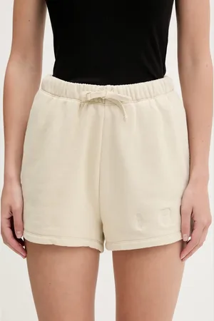 IRO Bavlněné šortky dámské, barva, s aplikací, high waist, WF30OCRESIA