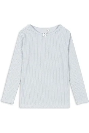 Konges Sløjd Dětské bavlněné tričko s dlouhým rukávem MINNIE BLOUSE GOTS barva, KS101605