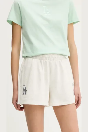 New Era Kraťasy dámské, barva, high waist, 60596481