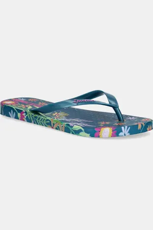 Ipanema Žabky VERAO TROPIC dámské, zelená barva, na plochém podpatku, 27197-BB266