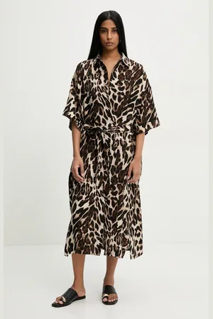 ANSWEAR Šaty barva, midi, oversize