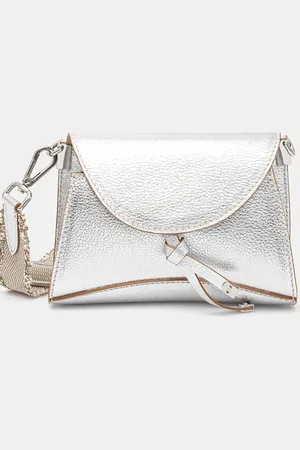 Gianni chiarini Kožená kabelka MARGOT barva, BS.11410.GTMET.NABCL