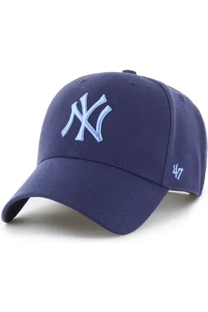 47 Brand Kšiltovka MLB New York Yankees tmavomodrá barva, s aplikací, B-MVPSP17WBP-LNK