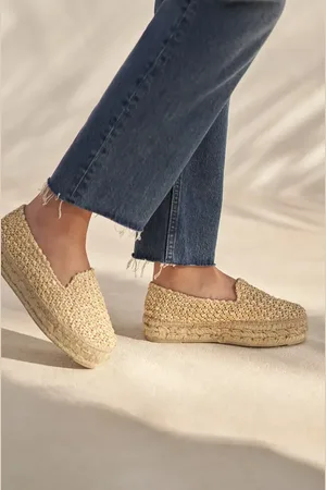 MANEBI Espadrilky Yucatán Double Sole Espadrilles barva, na platformě, V 2.7 D0