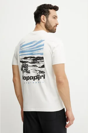 Napapijri Bavlněné tričko S-Vignoni pánské, barva, s potiskem, NP0A4ILXN1A1
