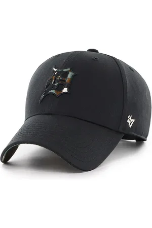 47 Brand Bavlněná baseballová čepice MLB Detroit Tigers barva, s aplikací, B-DGTSM09CTP-BK