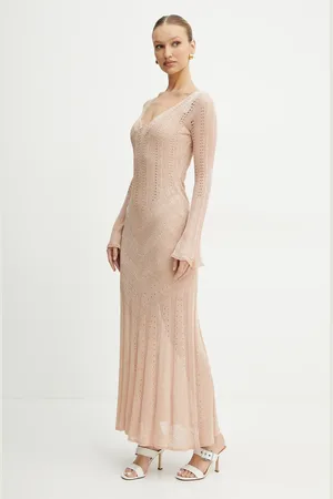 Twin-Set Šaty barva, maxi, 251TT3180