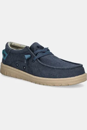 Jeep Polobotky SAMOA WALLABEE CVS pánské, tmavomodrá barva, JM51032A