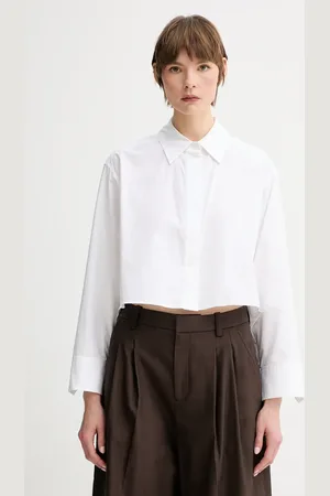 A.L.C. Bavlněná košile Maude dámská, barva, relaxed, s klasickým límcem, 5TOPS01848
