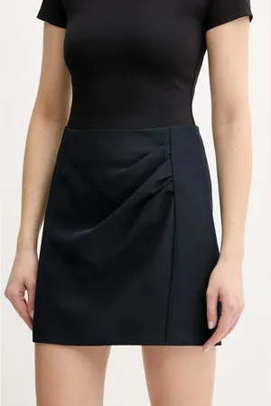 Armani Exchange Sukně tmavomodrá barva, mini, pouzdrová, XW000448 AF12750