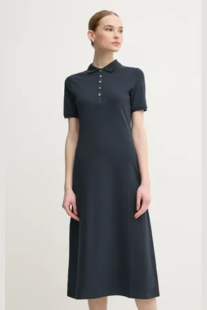 Barbour Šaty Celeste tmavomodrá barva, midi, LDR0917NY73