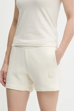 PUMA Bavlněné šortky dámské, barva, high waist, 685020