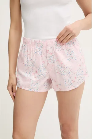 Hollister Bavlněné pyžamové šortky dámské, barva, bavlněné, KI346-5016