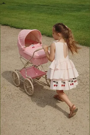Konges Sløjd Šaty ELLIE DRESS GOTS barva, midi, KS103056