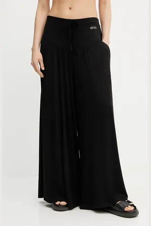 Liu Jo Kalhoty dámské, barva, široké, high waist, VA5039.JS360
