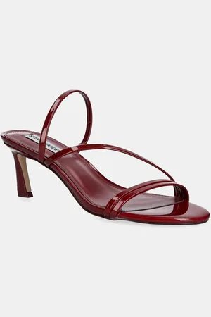 Steve Madden Pantofle Lamora dámské, vínová barva, na podpatku, SM11003630