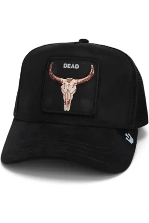 Goorin Bros. Kšiltovka The Suede Skull barva, s aplikací, 101-2125