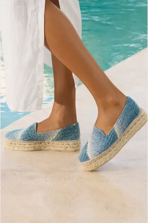 MANEBI Espadrilky Double Sole Espadrilles barva, na platformě, H 4.7 D0