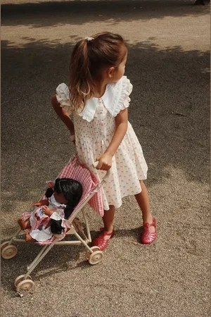 Konges Sløjd Šaty MIDSUMMER DRESS GOTS barva, maxi, KS103184