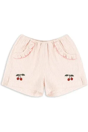Konges Sløjd Kraťasy ELLIE FRILL SHORTS GOTS barva, KS103163