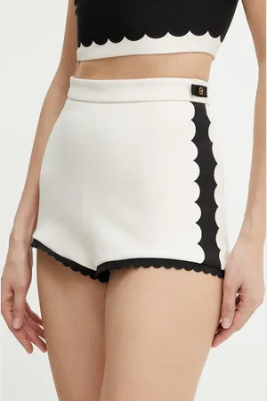 Elisabetta Franchi Kraťasy dámské, barva, high waist, SH00952E2