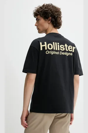 Hollister Bavlněné tričko pánské, barva, s potiskem, KI323-5007
