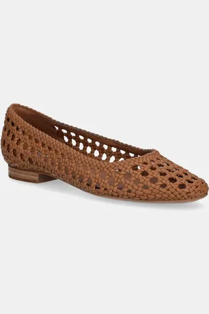 TOMS Baleríny BROWN SUGAR WOVEN BASKET barva, 10022004