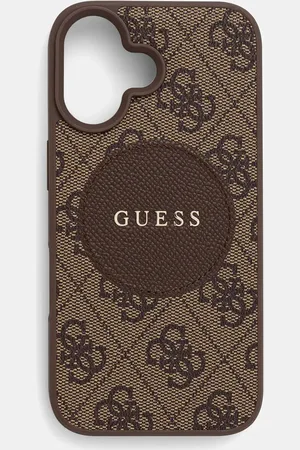 Guess Obal na telefon iPhone 16 barva, GUHMP16SP4PGRSGW
