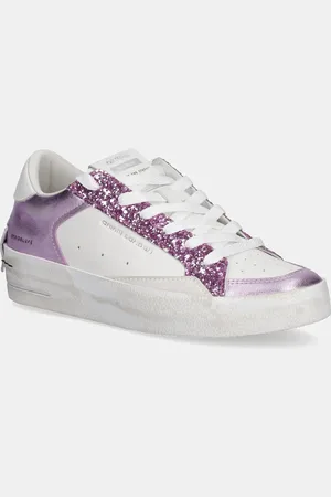 Crime london Kožené sneakers boty SK8 DELUXE WEDGE barva, 20133PP7