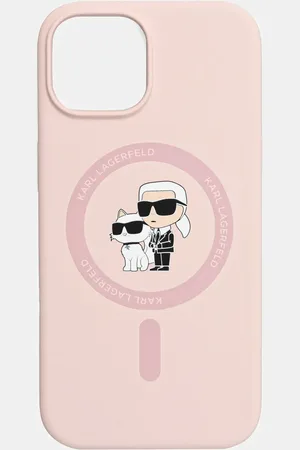 Karl Lagerfeld Obal na telefon iPhone 15 barva, KLHMP15SSCMKCRHP