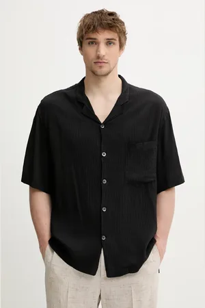 BARENA Košile s příměsí hedvábí Camicia Mola pánská, barva, relaxed, CAU5079.4151