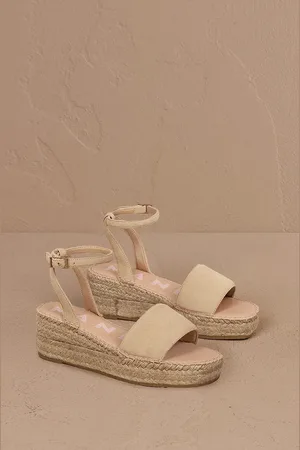 MANEBI Semišové sandály Platforms With Strap barva, M 1.1 WJ
