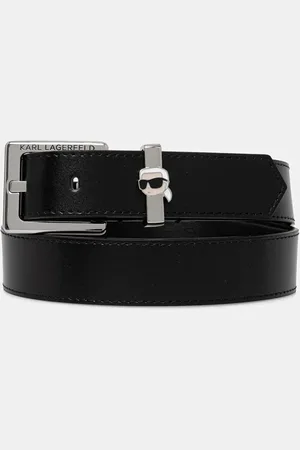 Karl Lagerfeld Kožený pásek dámský, barva, A2W33065