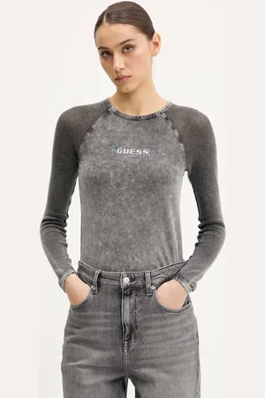 Guess Tričko s dlouhým rukávem barva, W5GP52 J1314
