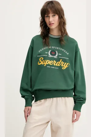 Superdry Mikina dámská, barva, s aplikací, W2012254A-GRJ