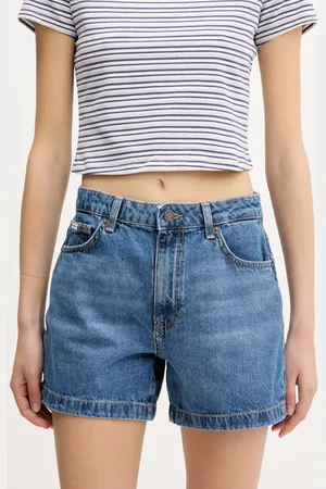 Guess Džínové šortky dámské, barva, medium waist, W5GD0S D5O13
