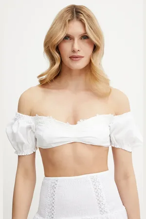 ERMANNO SCERVINO Bavlněný top barva, D464L611OVZ