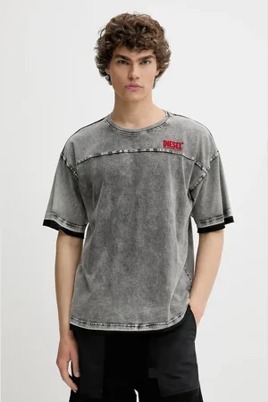 Diesel Bavlněné tričko T-HOXT T-SHIRT pánské, barva, A16916.0PKAN