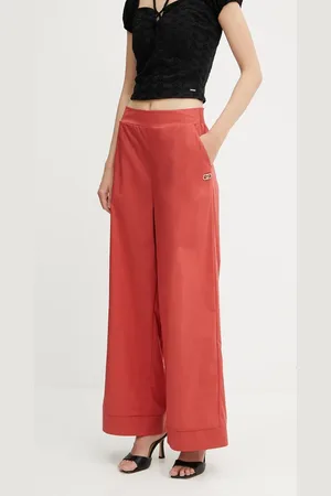 Liu Jo Kalhoty dámské, barva, široké, high waist, VA5065.TS330