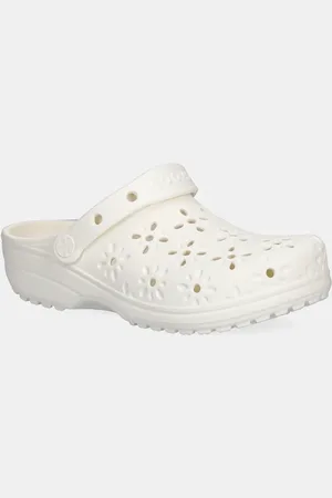 Crocs Pantofle Classic Floral Cut Out Clog dámské, barva, na klínku, 210927-0WV