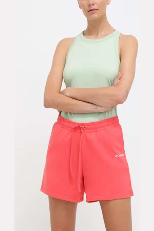 Columbia Kraťasy Trek dámské, barva, s potiskem, high waist, 2032941