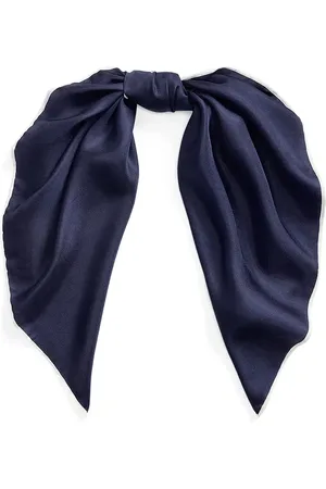 Ralph Lauren Hedvábný šátek tmavomodrá barva, 454966215