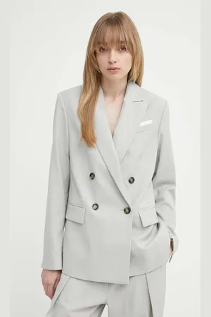 DAY Birger et Mikkelsen Blazer s příměsí vlny barva, dvouřadový