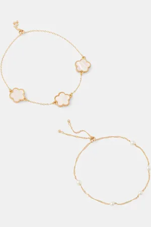 Aldo Náramek LUCKYFLOWER 2-pack dámský, 13995038