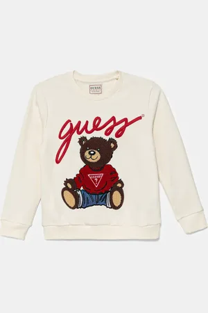 Guess Dětská bavlněná mikina barva, s aplikací, H5RT01 KAD74