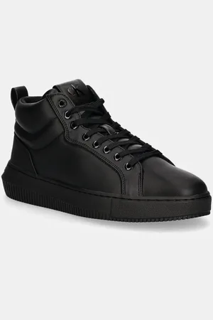 Calvin Klein Kožené sneakers boty CHUNKY CUPSOLE CLEAN HIGH barva, YM0YM01120