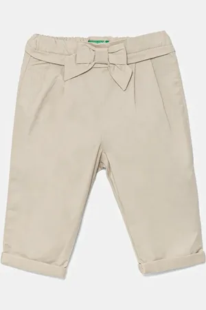 Benetton Dětské kalhoty barva, 4T48GF02C
